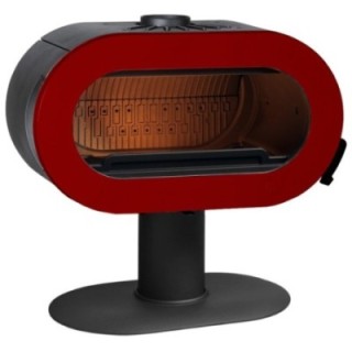 Stove INVICTA FIFTY red enamel ref. 6480-47