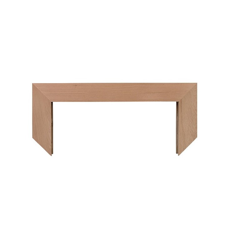 Gefräster Holzbalken aus Erle in Eckversion