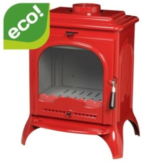 Stove INVICTA SEVILLE 2 red enamel ref. 6192-47