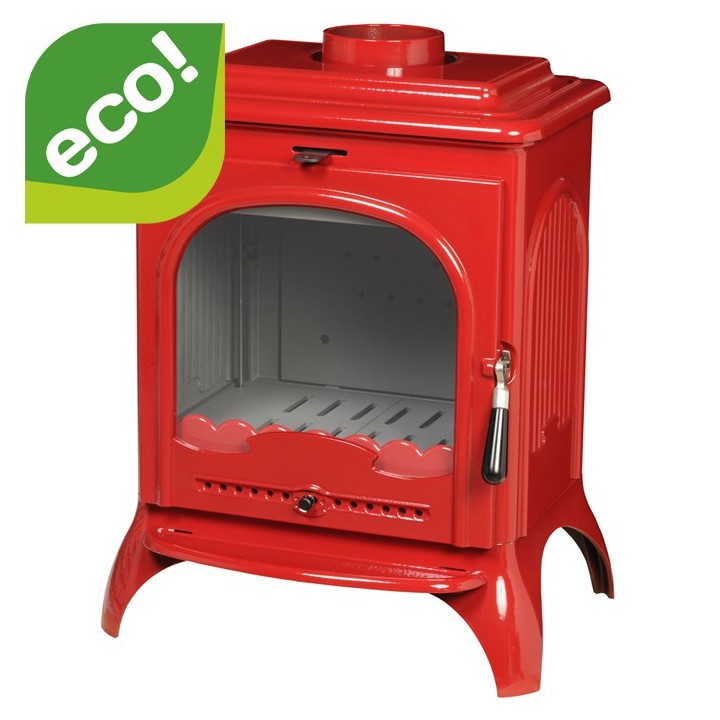 Stove INVICTA SEVILLE 2 red enamel ref. 6192-47