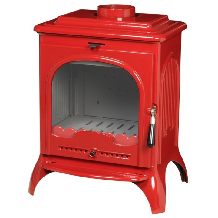 Stove INVICTA SEVILLE 2 red enamel ref. 6192-47