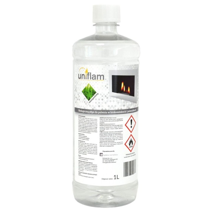 Ökologisher Biobrennstoff UNIFLAM für Biokamine duftlos 1l