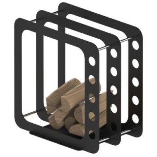 Holzständer K3 schwarz matt
