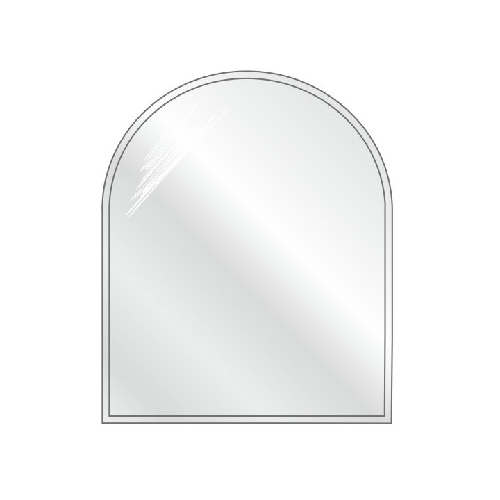Support en verre demi-rond1000x1200x6mm