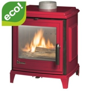 Stove INVICTA SEDAN S red enamel ref. 9450-47