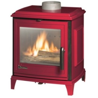 Stove INVICTA SEDAN S red enamel ref. 9450-47