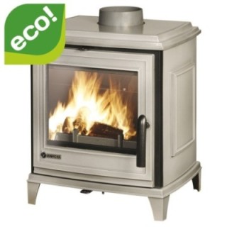 Stove INVICTA SEDAN S grey enamel ref. 9450-48