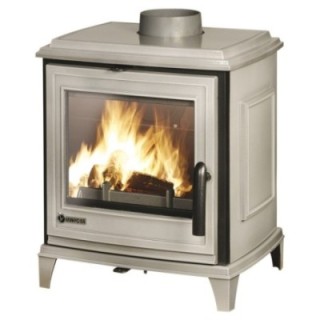 Stove INVICTA SEDAN S grey enamel ref. 9450-48
