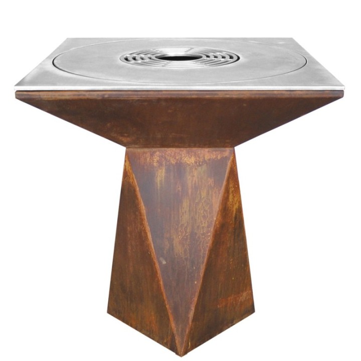 Palenisko-grill ogrodowy Artiss G1 corten, płyta ze stali węglowej ref. 2605-01