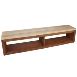 Ławka Artiss 200x40x46cm corten ref. 2605-83