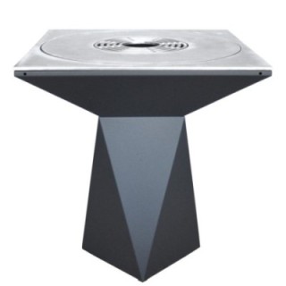 Garden barbecue-firepit Artiss G1 graphite ref. 2605-11