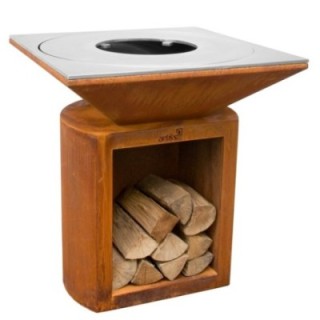 Garden barbecue-firepit Artiss G2 corten ref. 2605-02