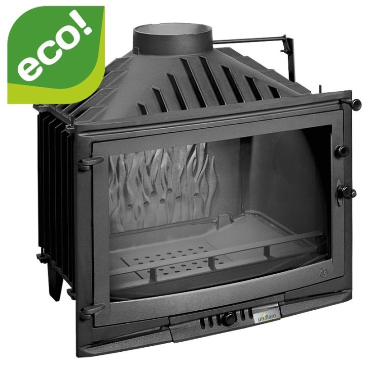 Wkład kominkowy Uniflam 700 Selenic ECO żeliwny | Galeria Kominków