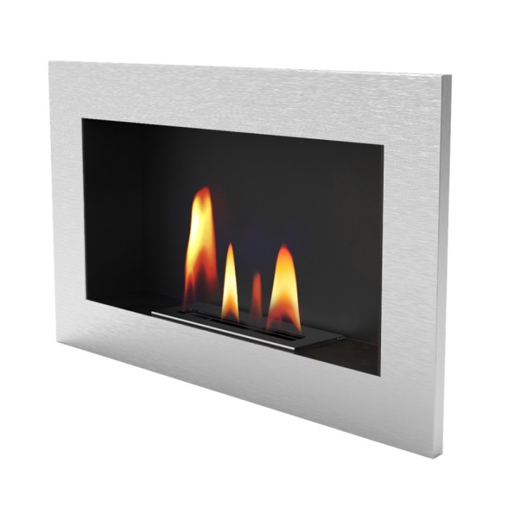 Biokominek UNIFLAM 70x40cm inox ref. BIO2-70x40-I