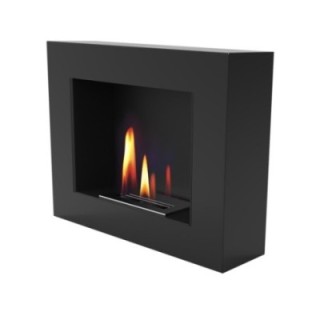 Biofireplace UNIFLAM 50x40cm BOX black matt ref. BIO2-50x40-BOX-CZ