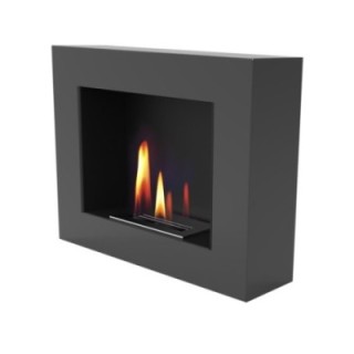 Biofireplace UNIFLAM 50x40cm BOX Graphite ref. BIO2-50x40-BOX-G
