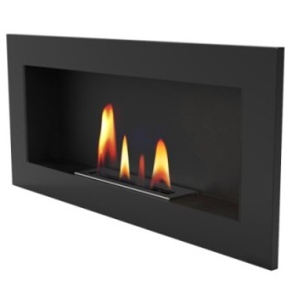 Biofireplace UNIFLAM 90x40cm black matt ref. BIO2-90x40-CZ