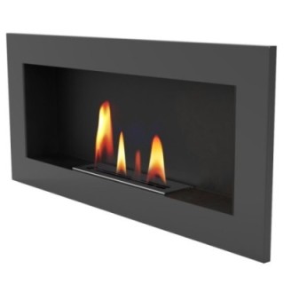 Biokamin UNIFLAM 90x40cm Graphit ref. BIO2-90x40-G