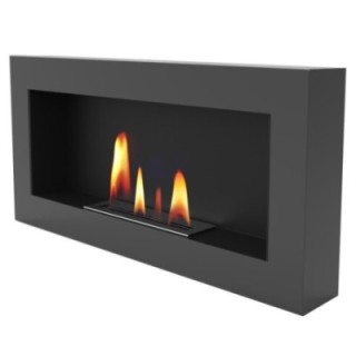 Biofireplace UNIFLAM 90x40cm BOX Graphite ref. BIO2-90x40-BOX-G