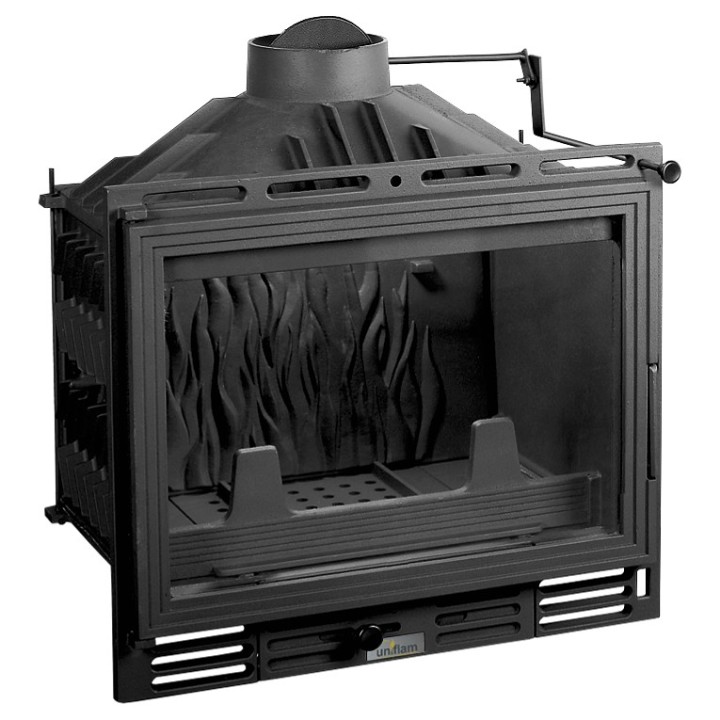 Wkład kominkowy UNIFLAM 600 ECO z szybrem, dp ref. 907-595-DP