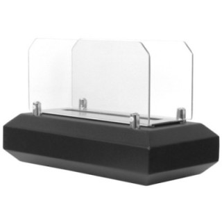 Freestanding biofireplace UNIFLAM TILO black matt ref. BIO2-TILO-CZ