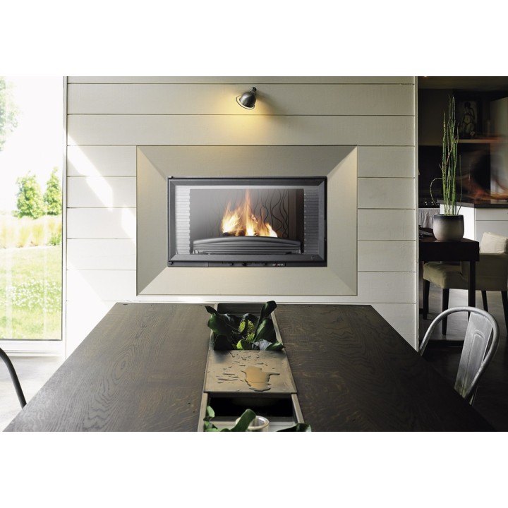 Wkład kominkowy INVICTA 840 HORIZONTAL ECO z szybrem ref. 9284-75