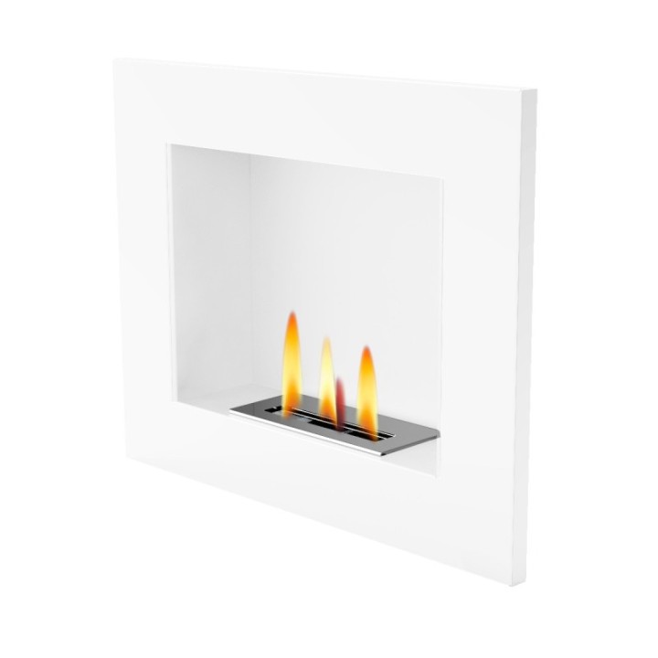 Biofireplace UNIFLAM 50x40cm white matt ref. BIO2-50x40-B