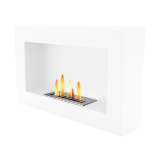 Biofireplace UNIFLAM 70x40cm BOX white matt ref. BIO2-70x40-BOX-B