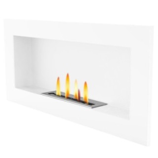 Biofireplace UNIFLAM 90x40cm white matt ref. BIO2-90x40-B
