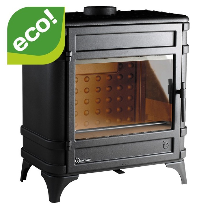 Stove INVICTA SIAM air supply, anthracite ref. 9170-44-DP