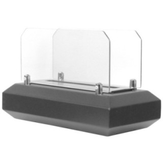 Freestanding biofireplace UNIFLAM TILO graphite ref. BIO2-TILO-G