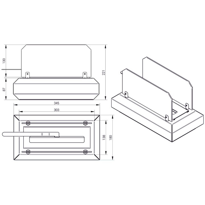 Freestanding biofireplace UNIFLAM TILO white matt ref. BIO2-TILO-B