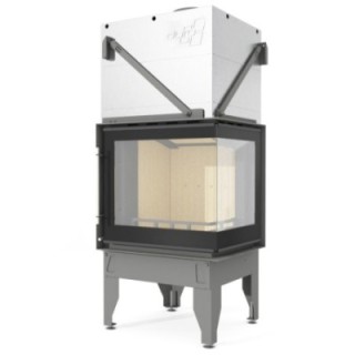 Insert UNIFLAM 660 DURO right corner glasspane ref. 837-008