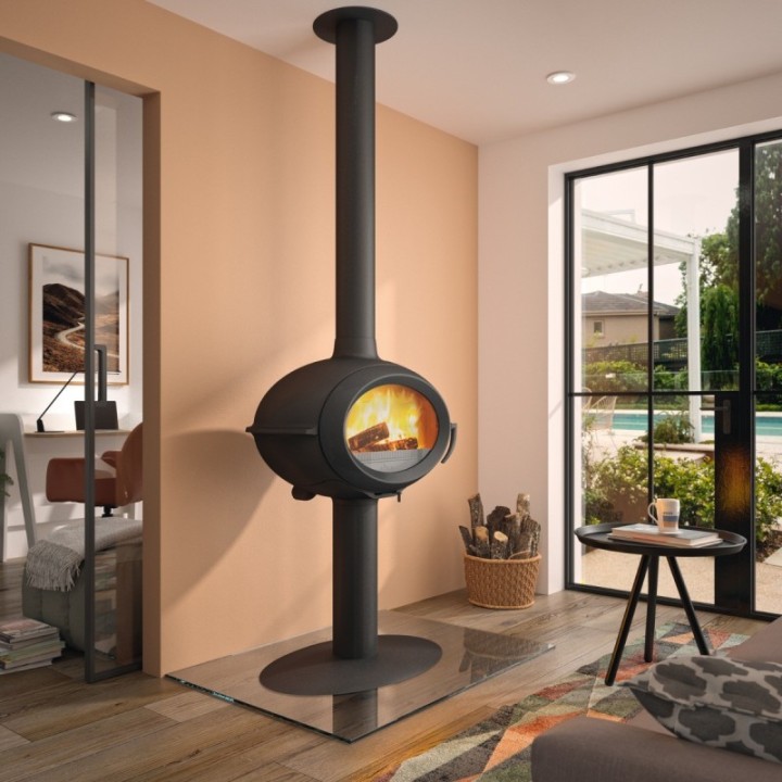 Stove INVICTA BRIO SUR PIED antracyt ref. 6481-14