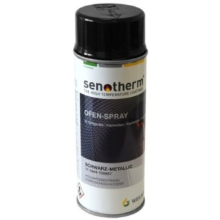 Lakier żaroodporny Senotherm czarny metalik 400 ml