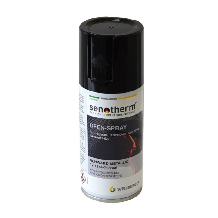 Lakier żaroodporny Senotherm czarny metalik 150ml
