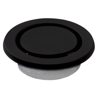 Anemostat AW matte black 125mm