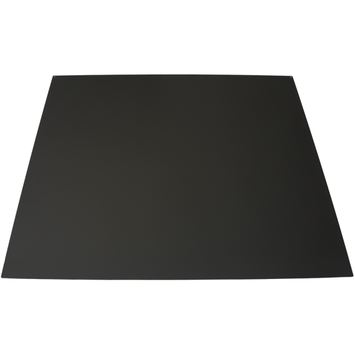 Stahlbodenplatte 100x100cm Schwarz