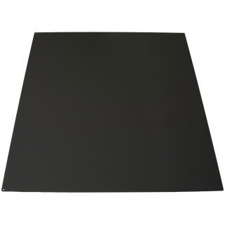 Stahlbodenplatte 120x100cm Schwarz