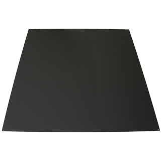 Stahlbodenplatte 80x100cm Schwarz