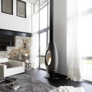 Stove INVICTA ODE anthracite ref. 9149-44