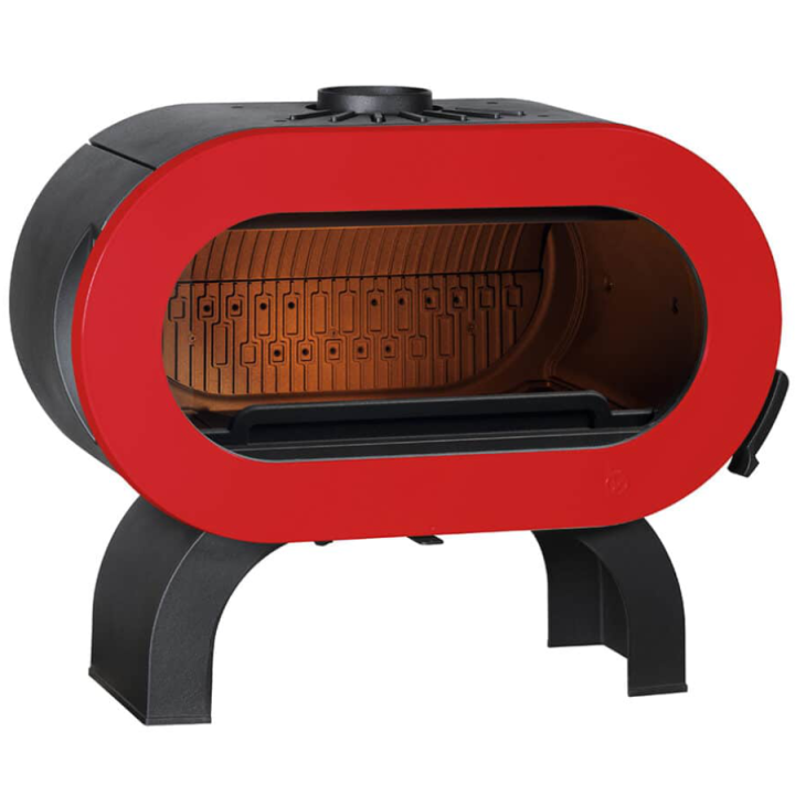 Stove INVICTA FIFTY ARCHE red enamel ref. 6479-47