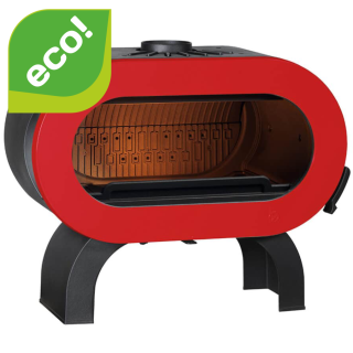 Stove INVICTA FIFTY ARCHE red enamel ref. 6479-47