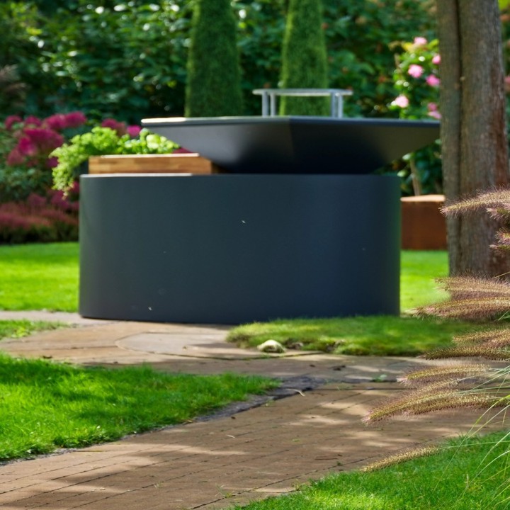 Garden barbecue-firepit Artiss G3 graphite ref. 2605-13
