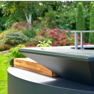Garden barbecue-firepit Artiss G3 graphite ref. 2605-13