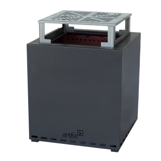 ARTISS smokeless firepit Z1 graphite + grate ref. 2609-11
