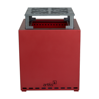 ARTISS smokeless firepit Z1 RED METALLIC + grate ref. 2609-26