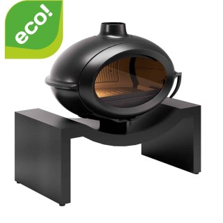 Stove INVICTA BRIO on bench 1m antracyt ref. 6481-25