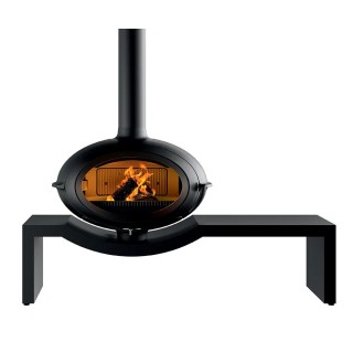 Stove INVICTA BRIO on bench 1.6m antracyt ref. 6481-24
