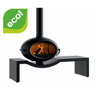 Stove INVICTA BRIO on bench 1.6m antracyt ref. 6481-24